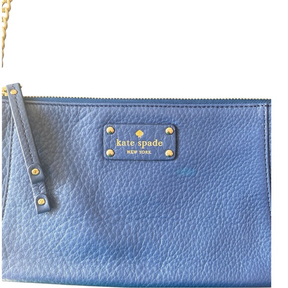 Kate Spade Navy Shoulder Bag with Chain Strap - Picture 5 of 10